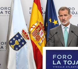 Su Majestad el Rey durante su intervención